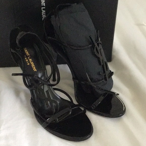 Authentic Saint Laurent Casandra heels in Nero(Black) - Picture 2 of 15